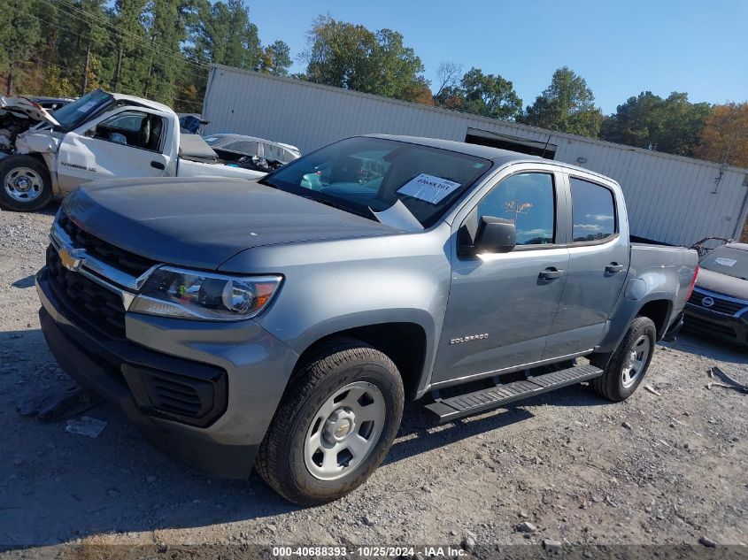 2021 Chevrolet Colorado 2Wd Short Box Wt VIN: 1GCGSBEN7M1283747 Lot: 40688393