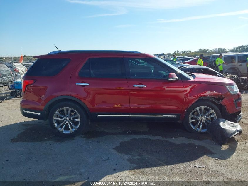 2018 Ford Explorer Limited VIN: 1FM5K7F83JGB07263 Lot: 40688416