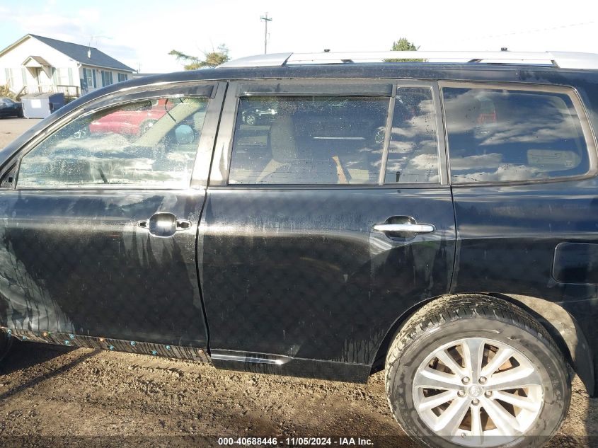 2008 Toyota Highlander Hybrid VIN: JTEEW41A382018409 Lot: 40688446