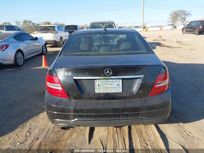 2013 Mercedes-Benz C 250 Luxury/Sport VIN: WDDGF4HB7DR257223 Lot: 40688545