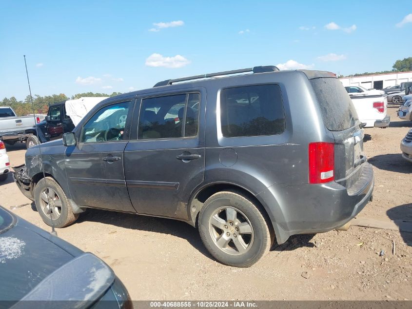 2010 Honda Pilot Ex-L VIN: 5FNYF3H56AB011428 Lot: 40688555