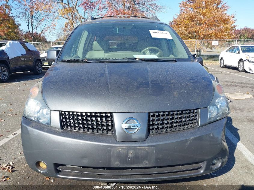 2004 Nissan Quest 3.5 Se VIN: 5N1BV28U44N348269 Lot: 40688581