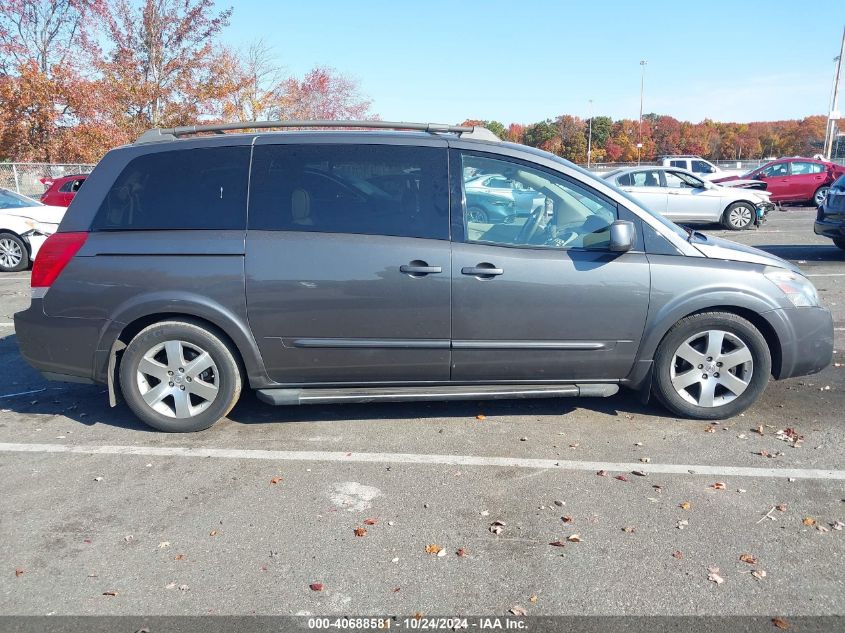 2004 Nissan Quest 3.5 Se VIN: 5N1BV28U44N348269 Lot: 40688581