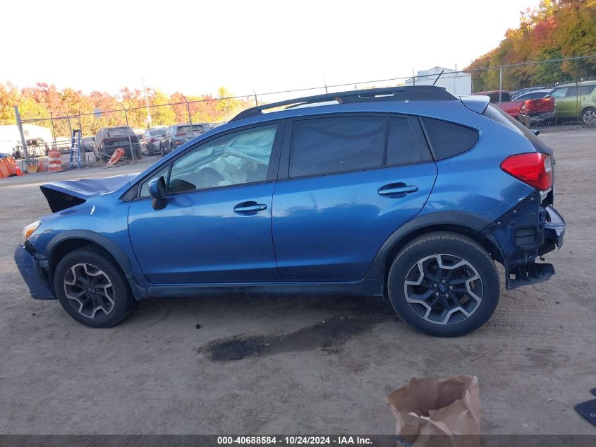 2016 Subaru Crosstrek 2.0I Premium VIN: JF2GPABC9G8220824 Lot: 40688584