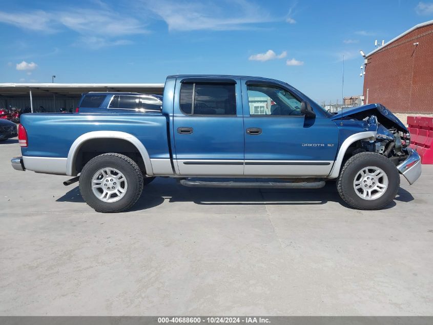 2001 Dodge Dakota Quad VIN: 1B7HG2AN81S348140 Lot: 40688600