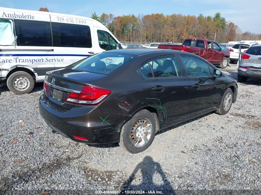 2014 Honda Civic Lx VIN: 2HGFB2F55EH523442 Lot: 40688607