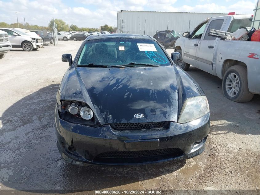 2006 Hyundai Tiburon Gt/Gt Limited/Se VIN: KMHHN65FX6U224443 Lot: 40688620