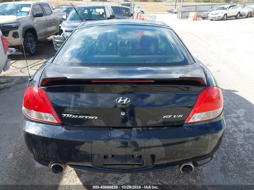 2006 Hyundai Tiburon Gt/Gt Limited/Se VIN: KMHHN65FX6U224443 Lot: 40688620