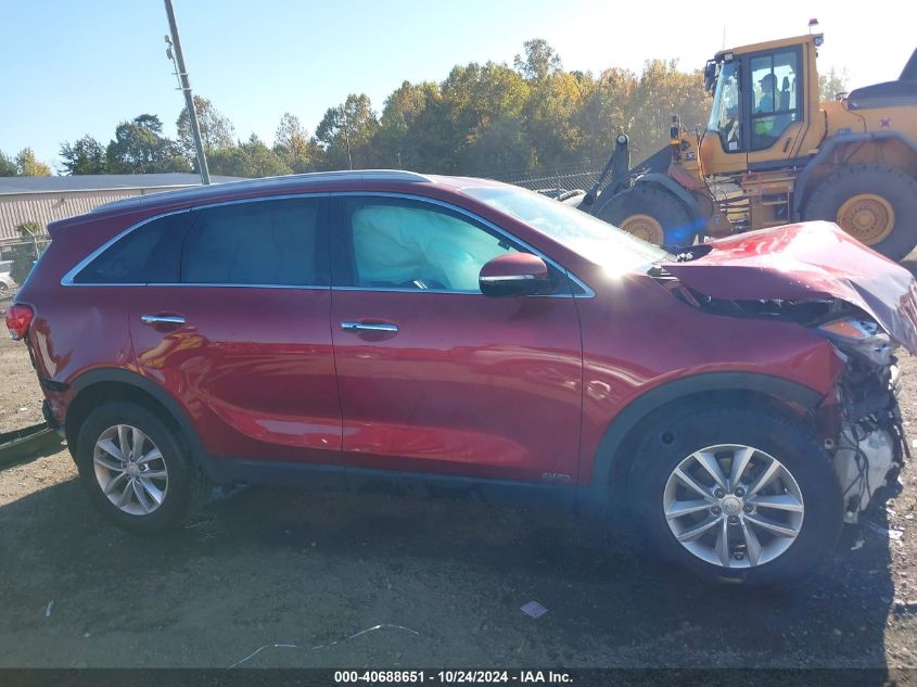 2017 Kia Sorento 2.4L Lx VIN: 5XYPGDA37HG284260 Lot: 40688651