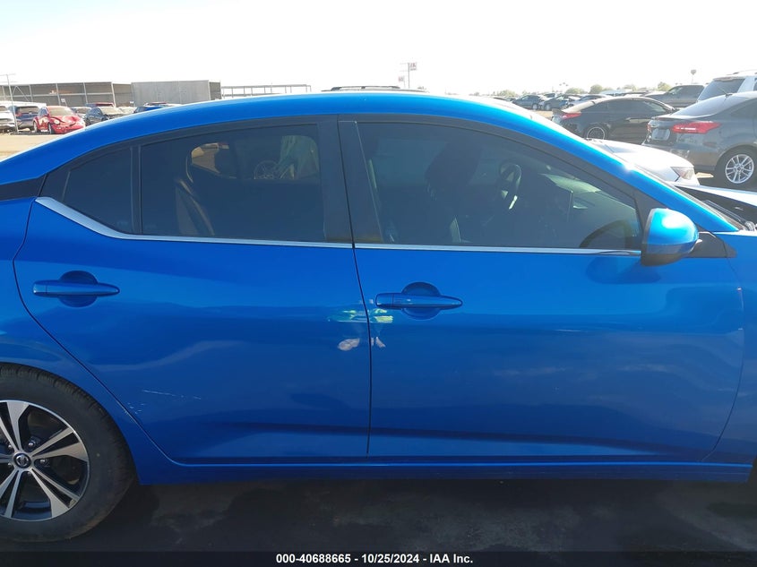 VIN 3N1AB8CV7MY263587 2021 NISSAN SENTRA SV XTRONIC CVT