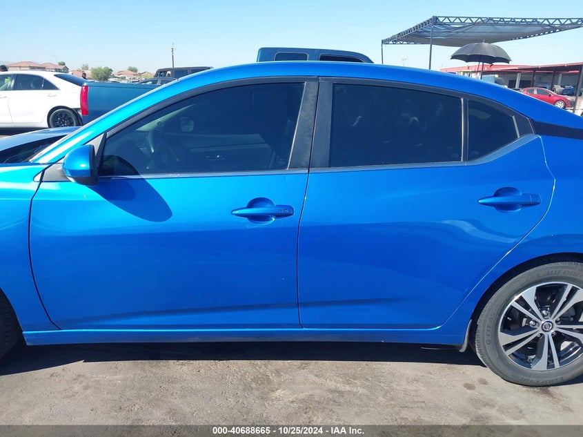 VIN 3N1AB8CV7MY263587 2021 NISSAN SENTRA SV XTRONIC CVT