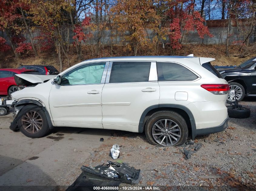 2018 Toyota Highlander Xle VIN: 5TDJZRFHXJS543978 Lot: 40688688