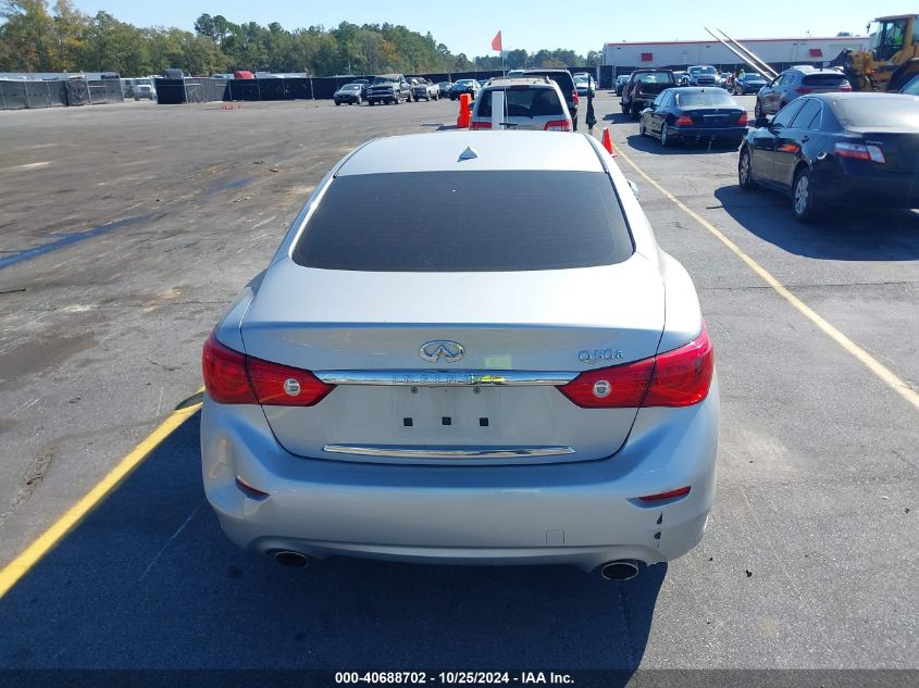 2015 Infiniti Q50 VIN: JN1BV7APXFM345183 Lot: 40688702