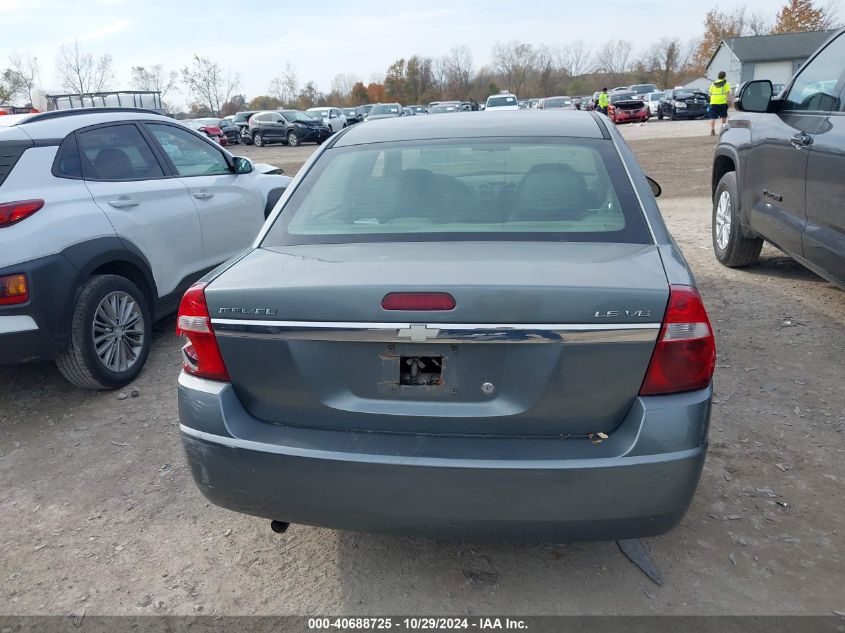 2005 Chevrolet Malibu Ls VIN: 1G1ZT52865F145040 Lot: 40688725