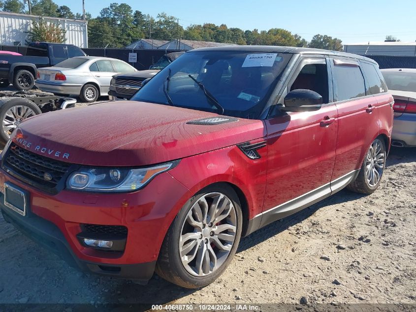 2016 Land Rover Range Rover Sport 5.0L V8 Supercharged/5.0L V8 Supercharged Dynamic VIN: SALWR2EF3GA579880 Lot: 40688750