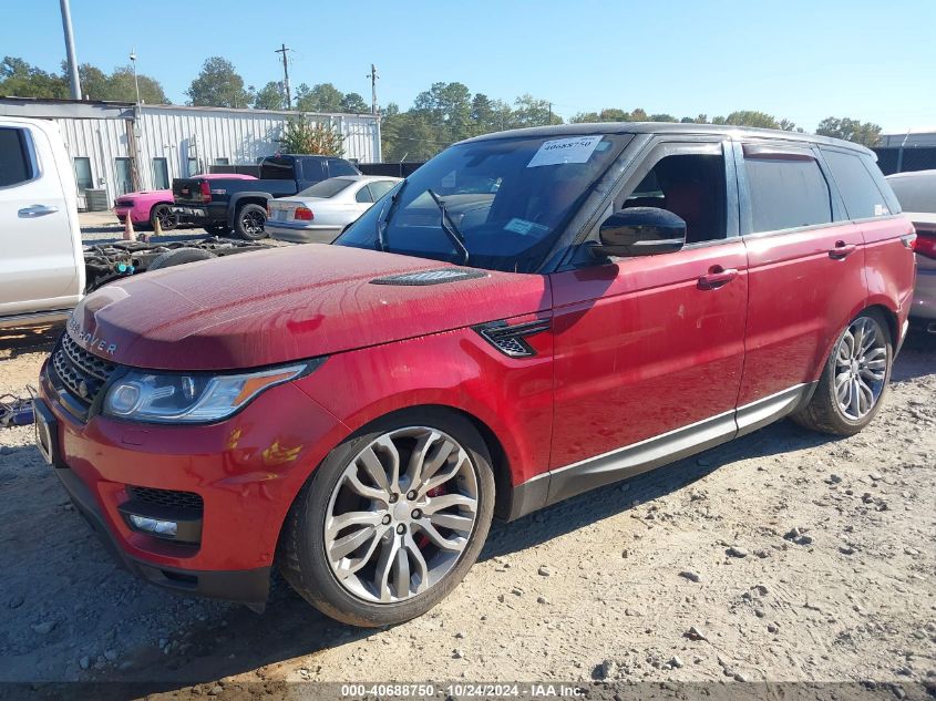 2016 Land Rover Range Rover Sport 5.0L V8 Supercharged/5.0L V8 Supercharged Dynamic VIN: SALWR2EF3GA579880 Lot: 40688750