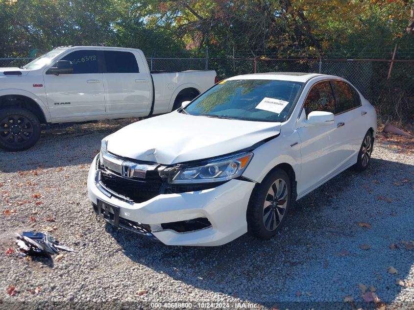 2017 Honda Accord Hybrid Ex-L VIN: JHMCR6F5XHC024565 Lot: 40688800