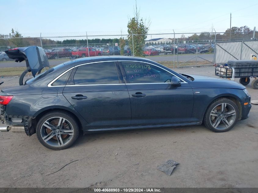 2017 Audi A4 2.0T Premium VIN: WAUENAF42HN007132 Lot: 40688903