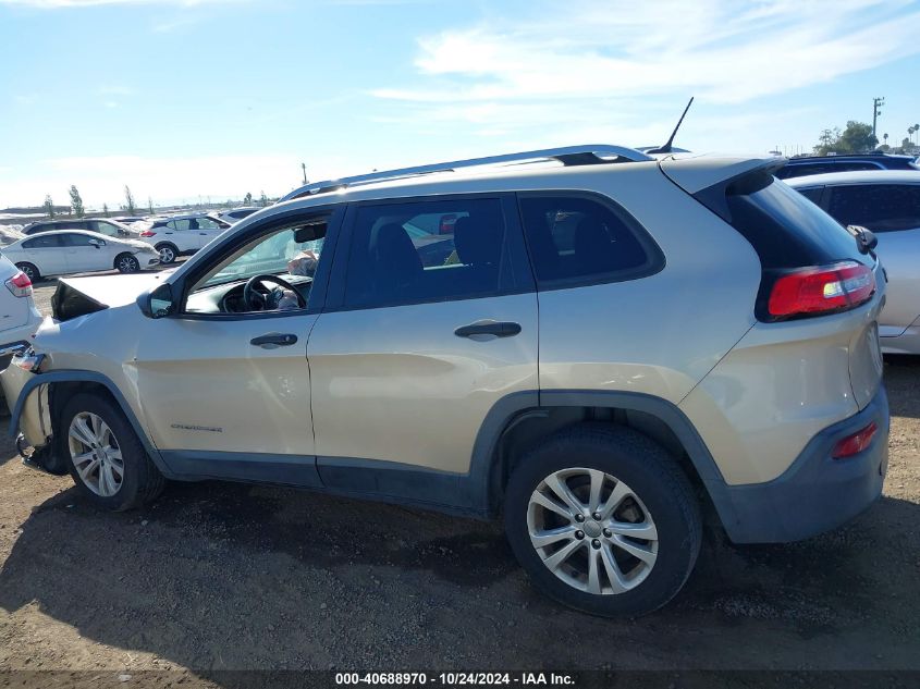 2015 Jeep Cherokee Sport VIN: 1C4PJLAB9FW720268 Lot: 40688970