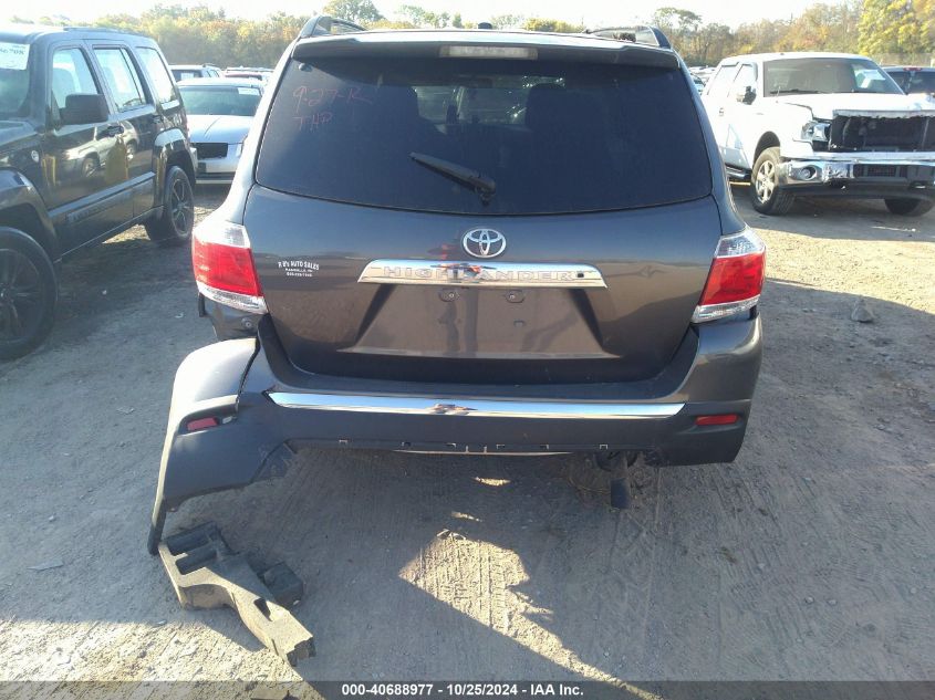 2011 Toyota Highlander Se VIN: 5TDZK3EH9BS029482 Lot: 40688977