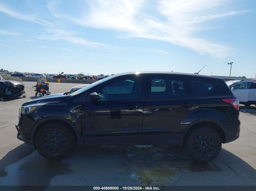 2018 Ford Escape S VIN: 1FMCU0F72JUC33888 Lot: 40689000