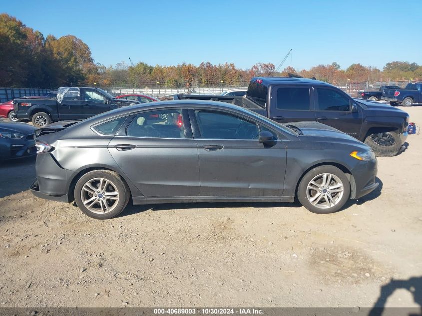 2018 Ford Fusion Se VIN: 3FA6P0H73JR178970 Lot: 40689003