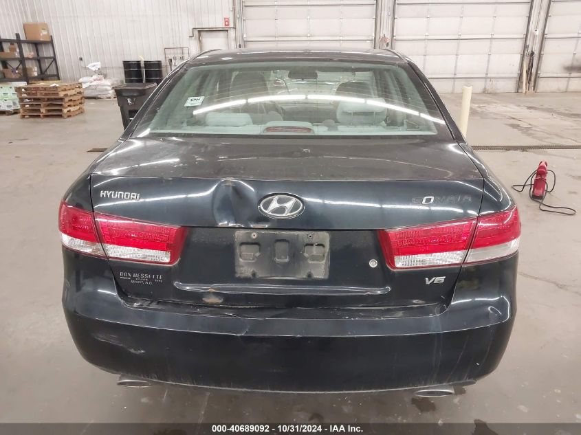 2006 Hyundai Sonata Gls V6/Lx V6 VIN: 5NPEU46FX6H087978 Lot: 40689092