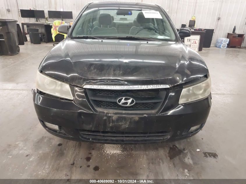 2006 Hyundai Sonata Gls V6/Lx V6 VIN: 5NPEU46FX6H087978 Lot: 40689092