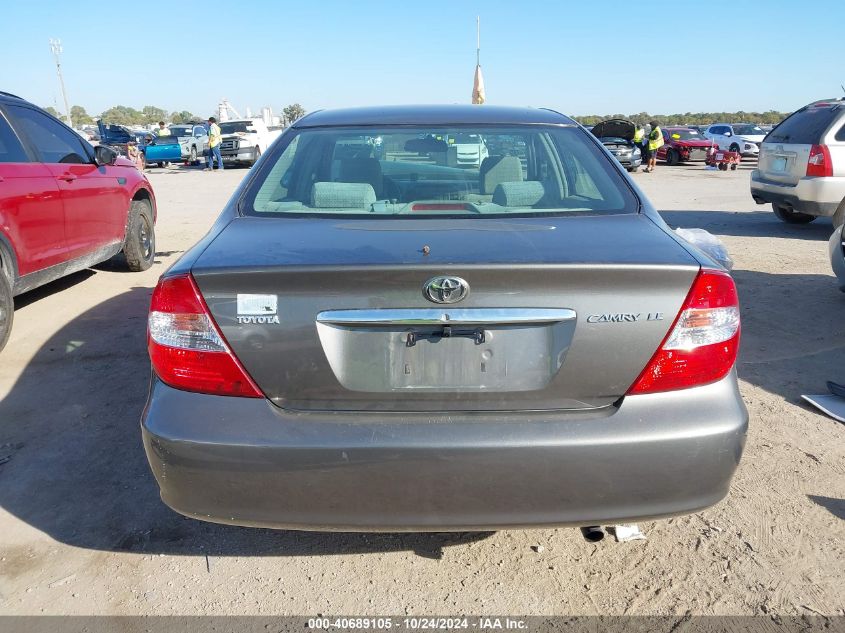 2004 Toyota Camry Le/Xle/Se VIN: 4T1BE32K74U913407 Lot: 40689105