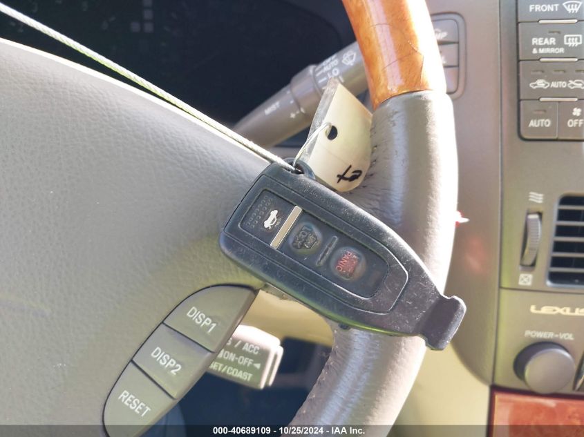 2004 Lexus Ls 430 VIN: JTHBN36F440127684 Lot: 40689109