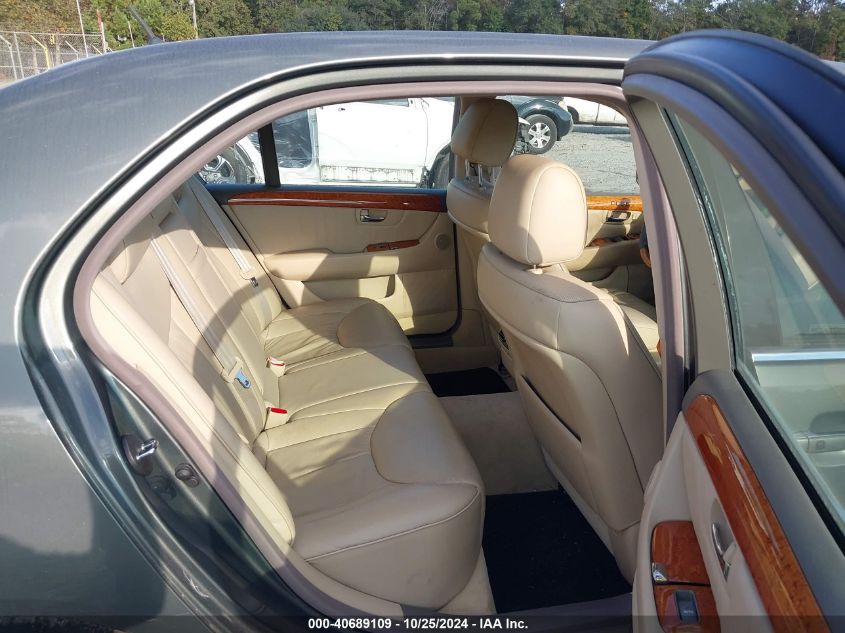 2004 Lexus Ls 430 VIN: JTHBN36F440127684 Lot: 40689109