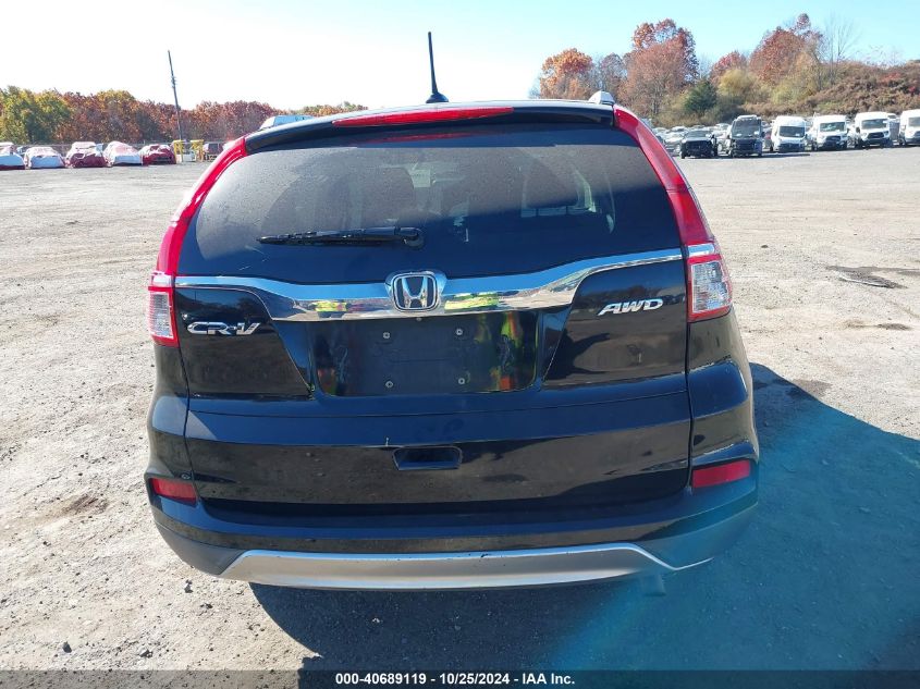 2016 Honda Cr-V Ex-L VIN: 2HKRM4H79GH695385 Lot: 40689119