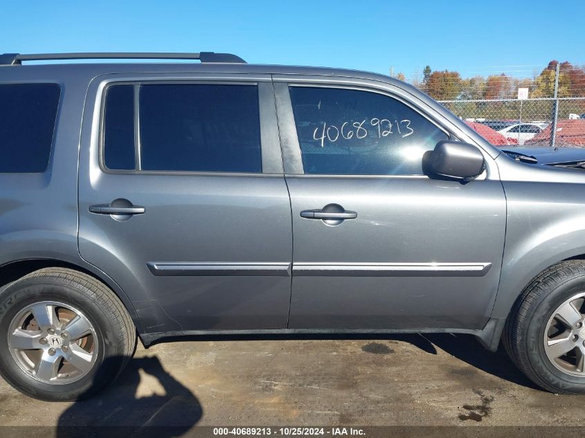 2011 Honda Pilot Ex-L VIN: 5FNYF4H51BB009416 Lot: 40689213