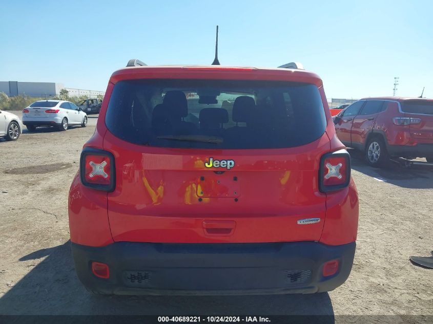 2019 Jeep Renegade Latitude Fwd VIN: ZACNJABB5KPK93296 Lot: 40689221