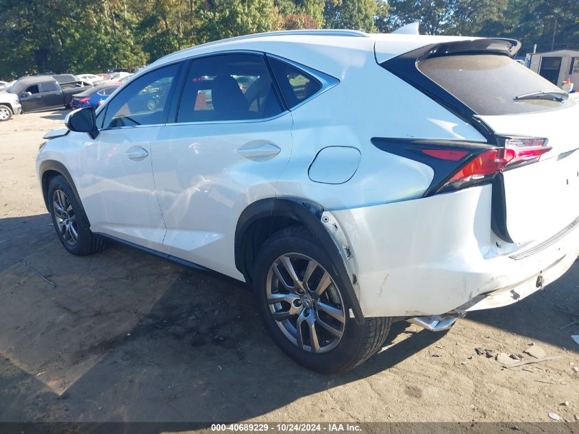 2015 Lexus Nx 200T VIN: JTJYARBZ4F2014123 Lot: 40689229