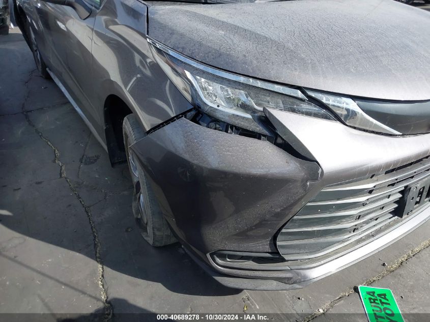 2022 Toyota Sienna Le VIN: 5TDBRKEC4NS133037 Lot: 40689278