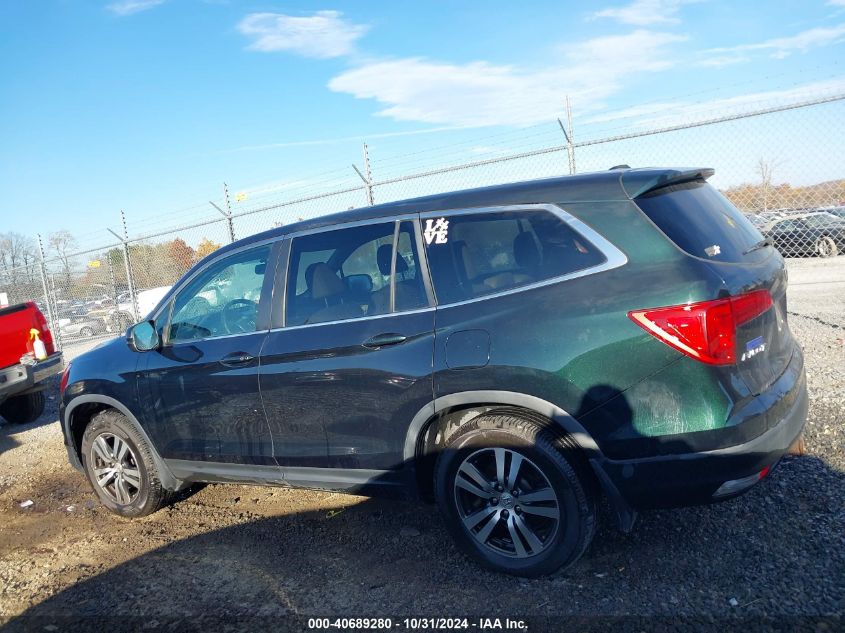 2016 Honda Pilot Ex-L VIN: 5FNYF6H55GB003539 Lot: 40689280