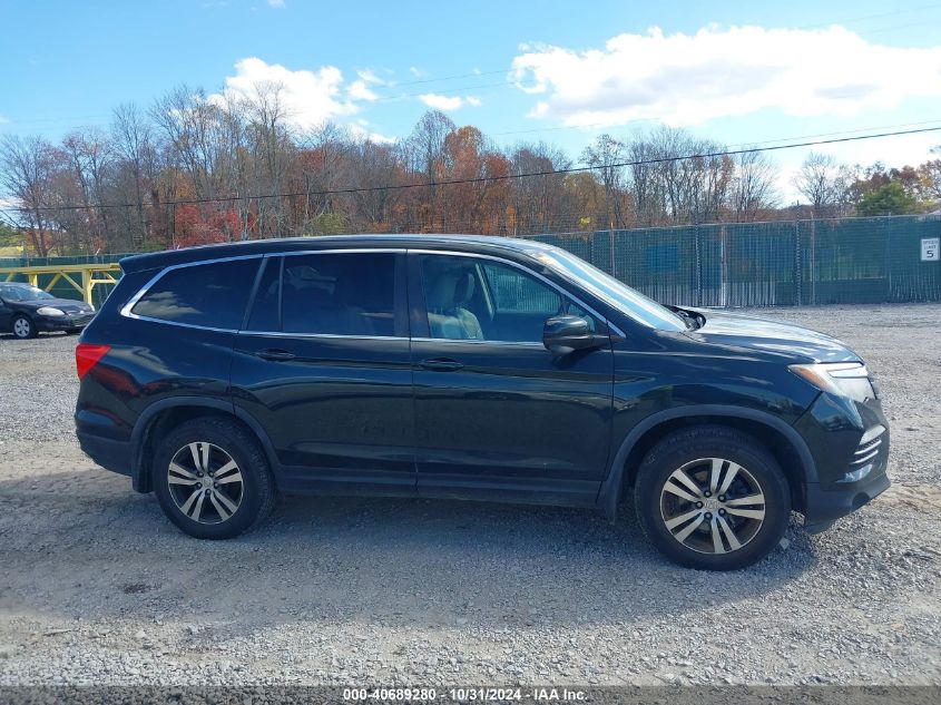 2016 Honda Pilot Ex-L VIN: 5FNYF6H55GB003539 Lot: 40689280