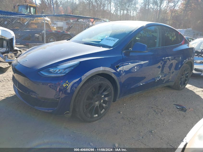 VIN 7SAYGDEE3PA095028 2023 Tesla Model Y, Awd/Long... no.2