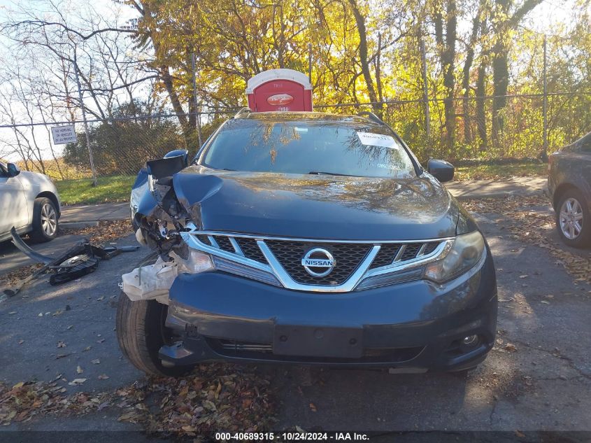 2012 Nissan Murano Sv VIN: JN8AZ1MW4CW231679 Lot: 40689315