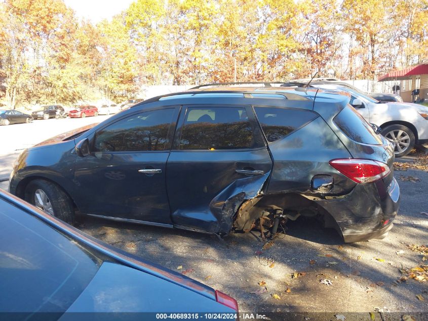 2012 Nissan Murano Sv VIN: JN8AZ1MW4CW231679 Lot: 40689315