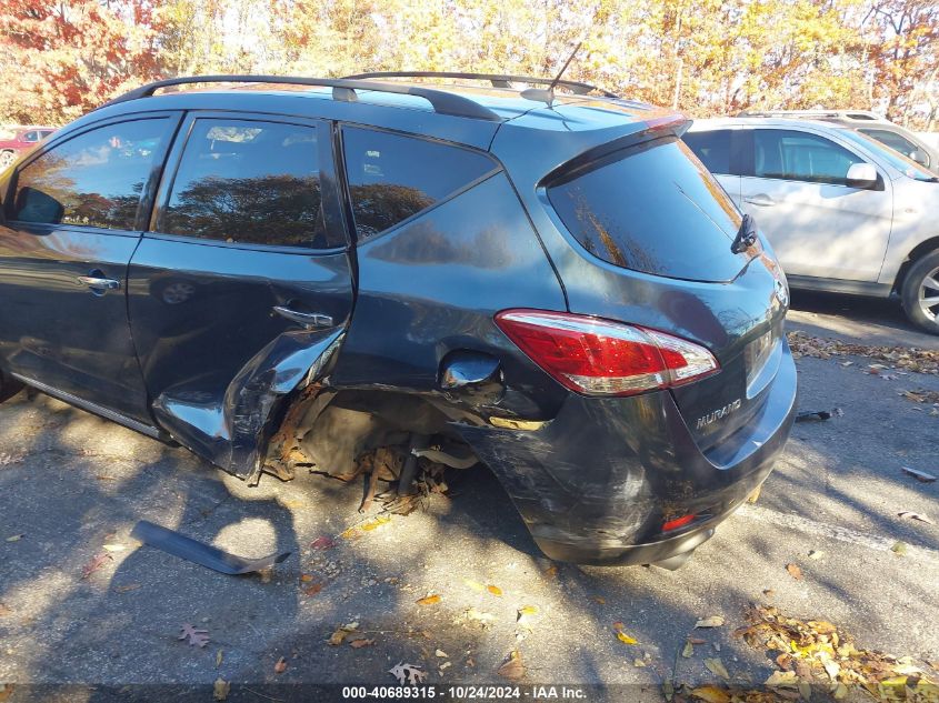 2012 Nissan Murano Sv VIN: JN8AZ1MW4CW231679 Lot: 40689315