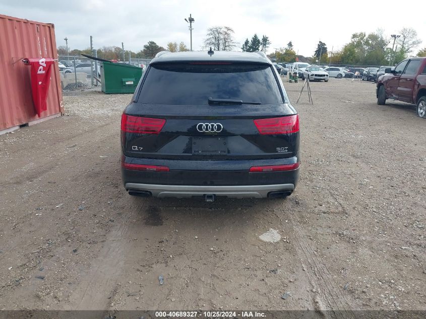 2017 Audi Q7 3.0T Premium VIN: WA1VAAF72HD002229 Lot: 40689327