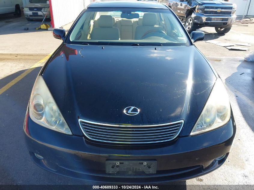 2005 Lexus Es 330 VIN: JTHBA30G555086452 Lot: 40689333