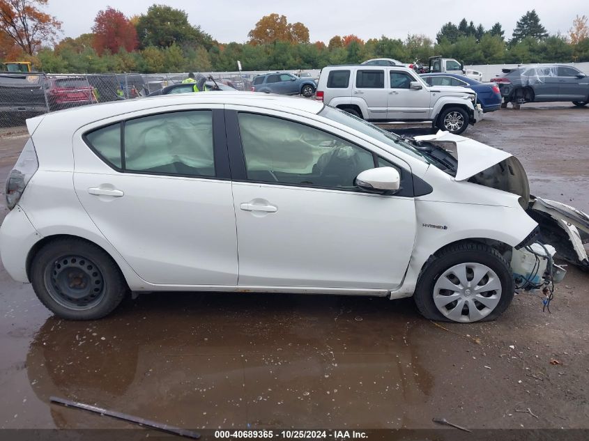 2014 Toyota Prius C One VIN: JTDKDTB39E1571915 Lot: 40689365