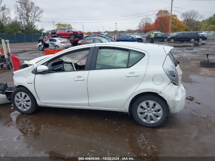 2014 Toyota Prius C One VIN: JTDKDTB39E1571915 Lot: 40689365