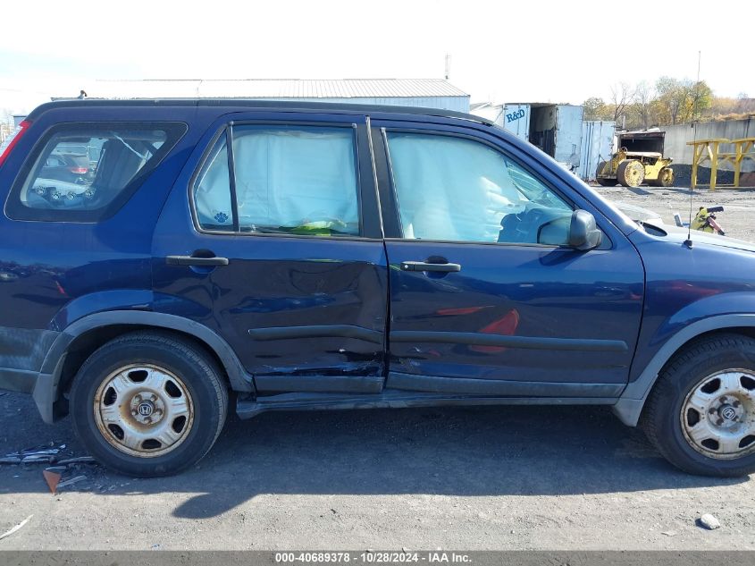 2006 Honda Cr-V Lx VIN: JHLRD78506C030792 Lot: 40689378