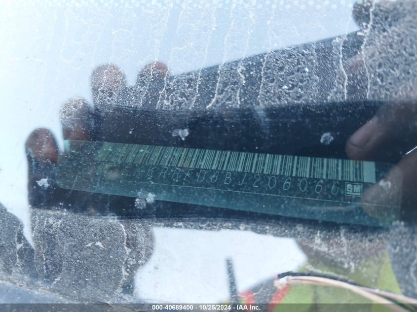 2011 GMC Acadia Slt-1 VIN: 1GKKRRED6BJ206066 Lot: 40689400