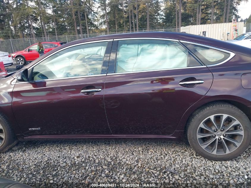 2016 Toyota Avalon Hybrid Xle Premium VIN: 4T1BD1EB3GU049107 Lot: 40689451