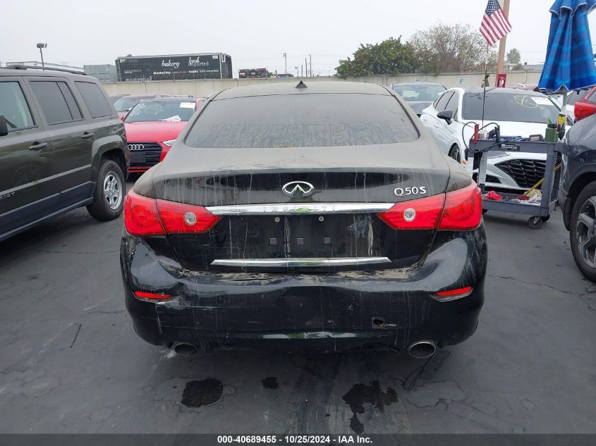 2016 Infiniti Q50 3.0T Sport VIN: JN1EV7AP2GM303461 Lot: 40689455